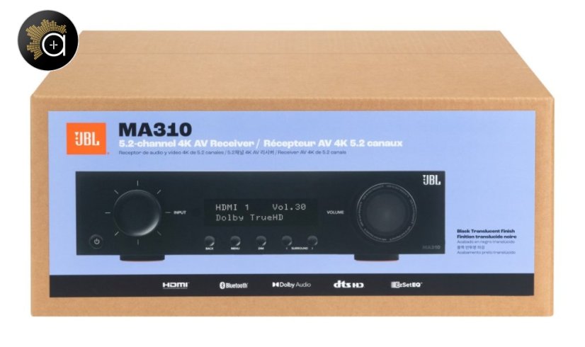 JBL MA310 - AV zesilovač 5.2, 60 W, 4K, Bluetooth