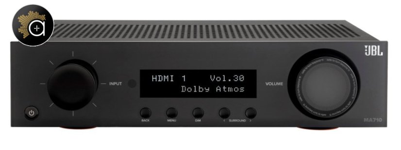 JBL MA710 - AV zesilovač 7.2, 110 W, 8K, Wi-Fi, Bluetooth, Dolby Atmos + Vision