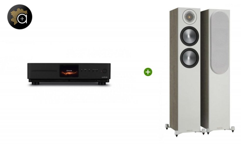 Set Audiolab Omnia (černá) + Monitor Audio Bronze 200(Urban Grey)