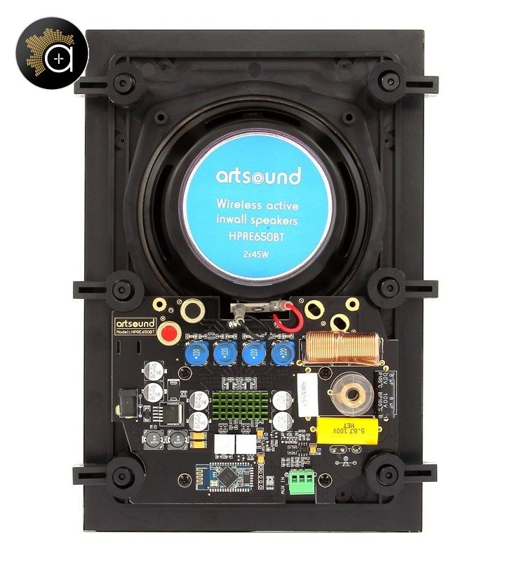 ARTSOUND HPRE650 BT - set aktivních vestavných reproduktorů s Bluetooth