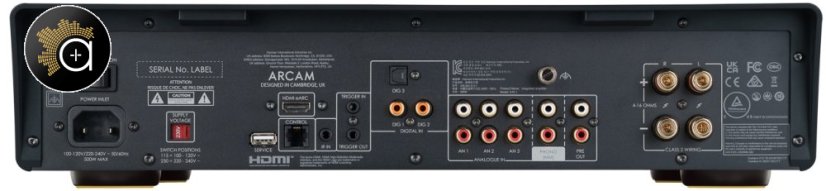 ARCAM Radia A15 plus - integrovaný zesilňovač, 2 x 80 W, Bluetooth, HDMI, DAC, Phono MM