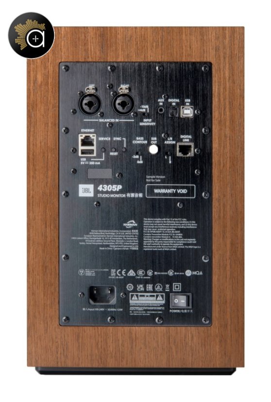 JBL 4305 - Aktivní monitory 2 x 150 W, DAC, streaming, MQA, BT, AirPlay
