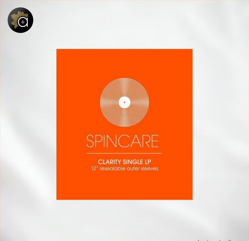 Spincare Clarity (set 50 ks), 12” Resealable Outer Sleeves