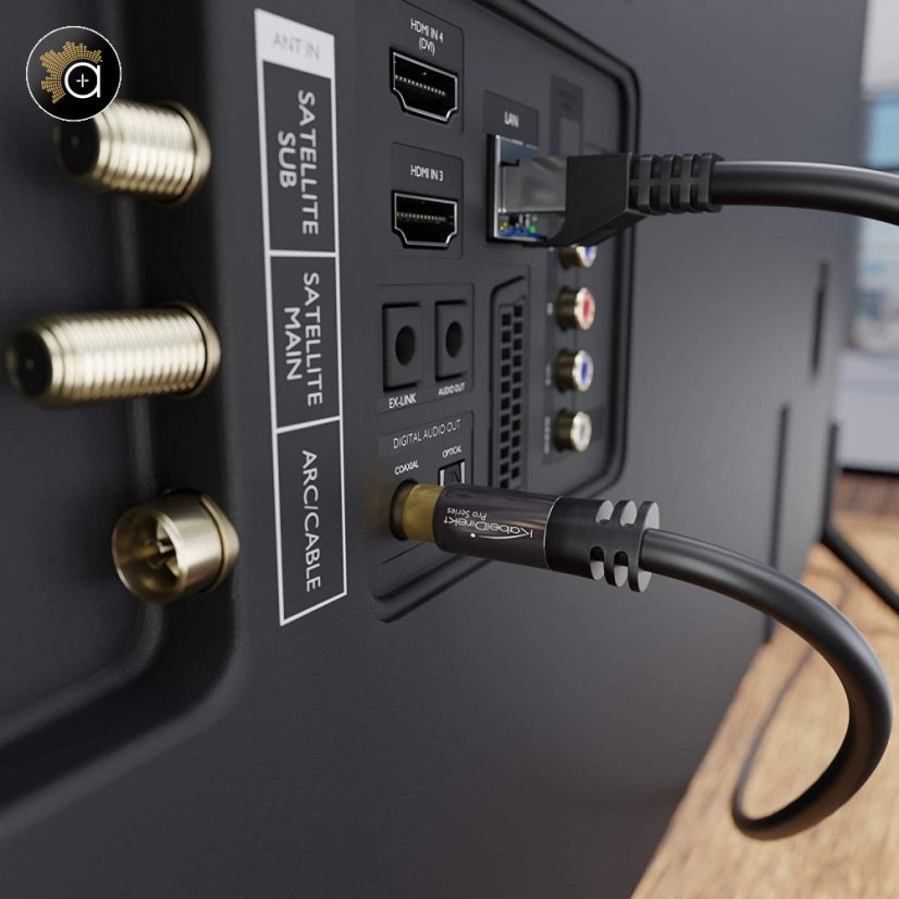 KabelDirekt Pro Series Sub RCA - kábel pre subwoofer