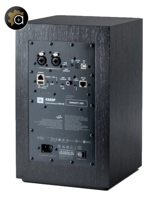 JBL 4305 - Aktivní monitory 2 x 150 W, DAC, streaming, MQA, BT, AirPlay