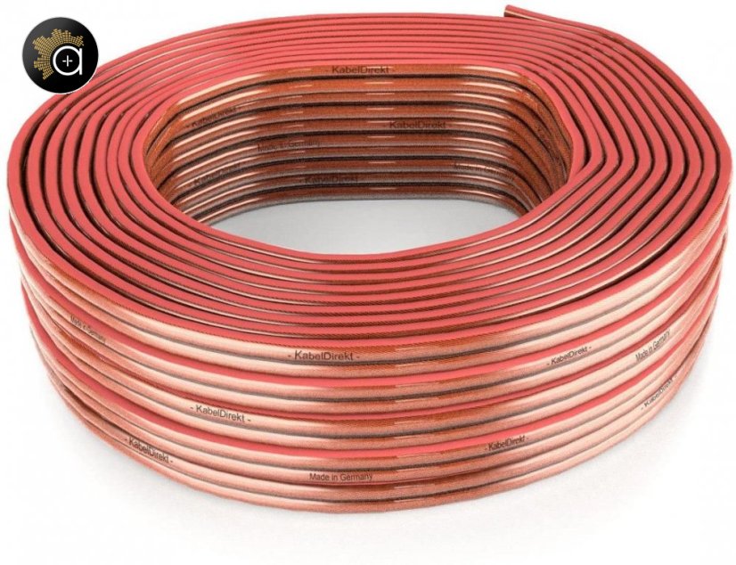 Hi-Fi audio kabel 2 x 2,5 mm2 OFC