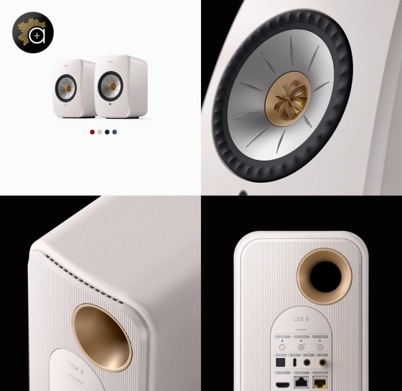 KEF LSX II - druhá generace aktivních reproduktorů v novém designu a vylepšeným zvukem