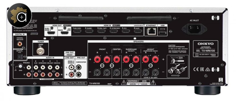 ONKYO TX-NR6100 - 7.2 kanálový AV receiver s podporou 8K videa