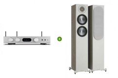 Set Audiolab 6000A Play (stříbrná) + Monitor Audio Bronze 200(Urban Grey)