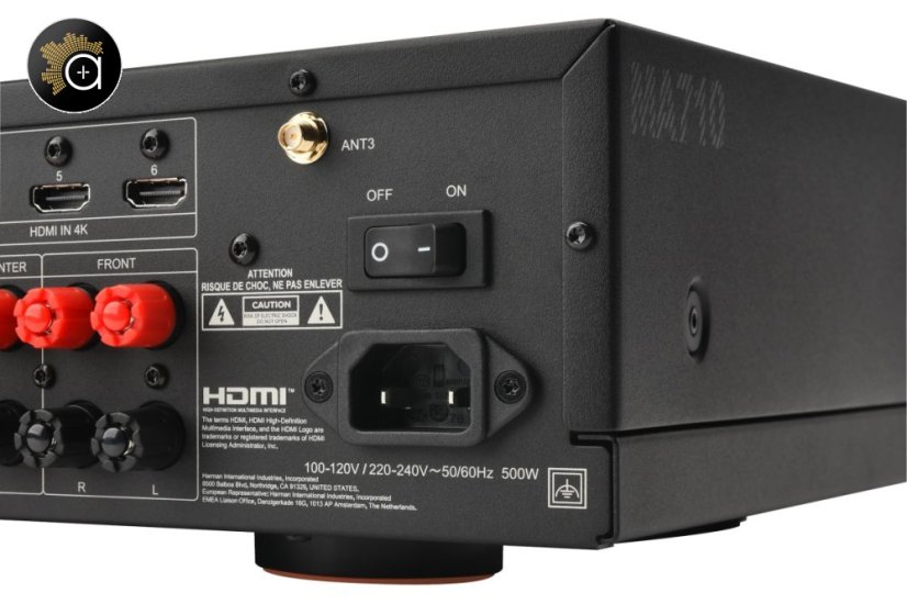 JBL MA710 - AV zesilovač 7.2, 110 W, 8K, Wi-Fi, Bluetooth, Dolby Atmos + Vision